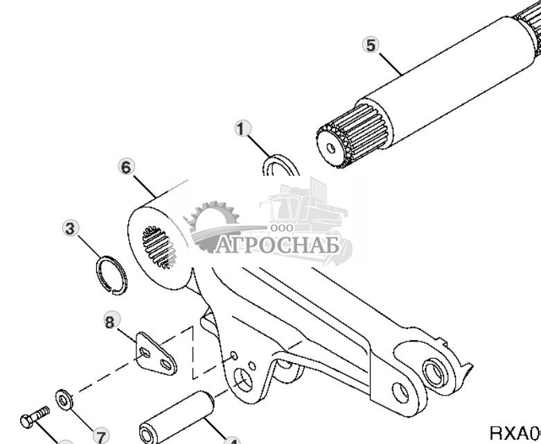 ОСЬ БАЛАНСИРАПОДЪЕМНЫЕ РЫЧАГИ - ST395622 709.jpg